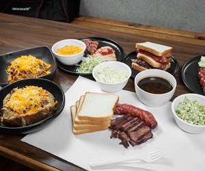 assorted bbq menu items